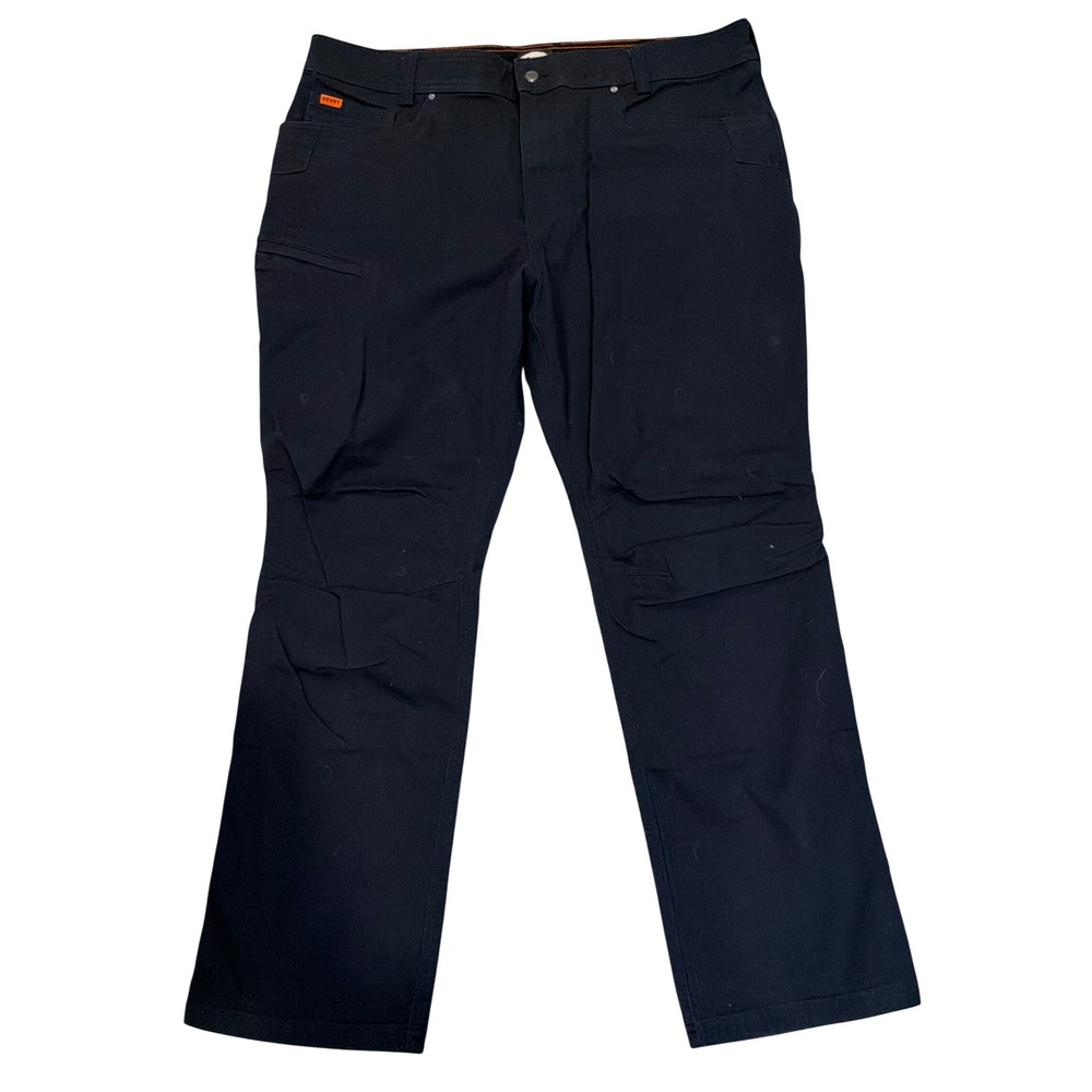 BRUNT Workwear Men Black The Martin Utility Work Pants 40x32 Cotton Nylon Blend